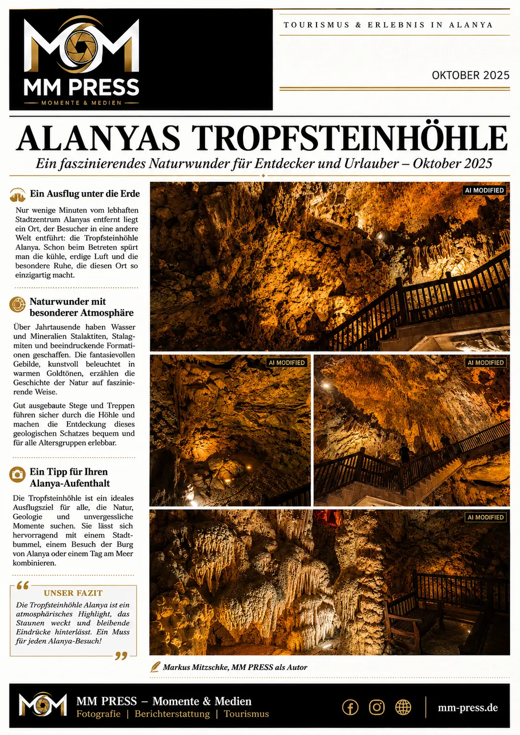 Tropfsteinhöhle in Alanya